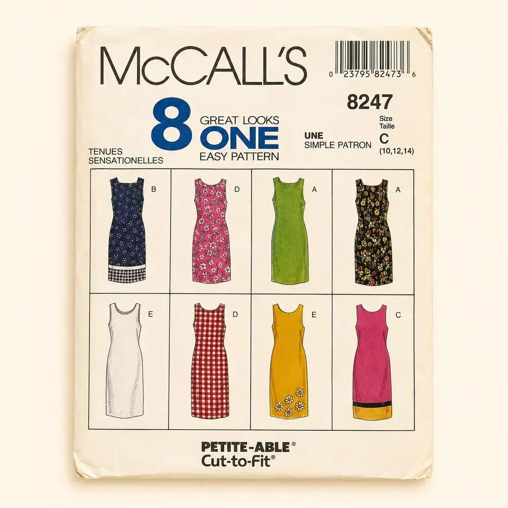 McCalls Vintage Patterns Dresses Pants Blouse Tops Lot of 9